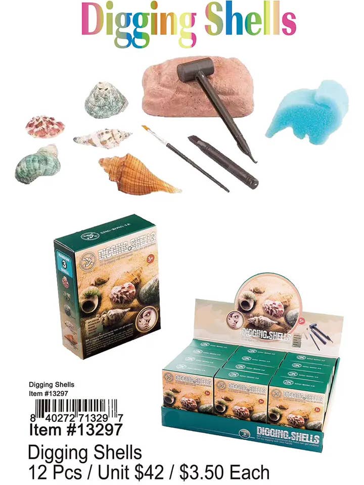 Creuser des coquillages. pour la vente par Puka Creations