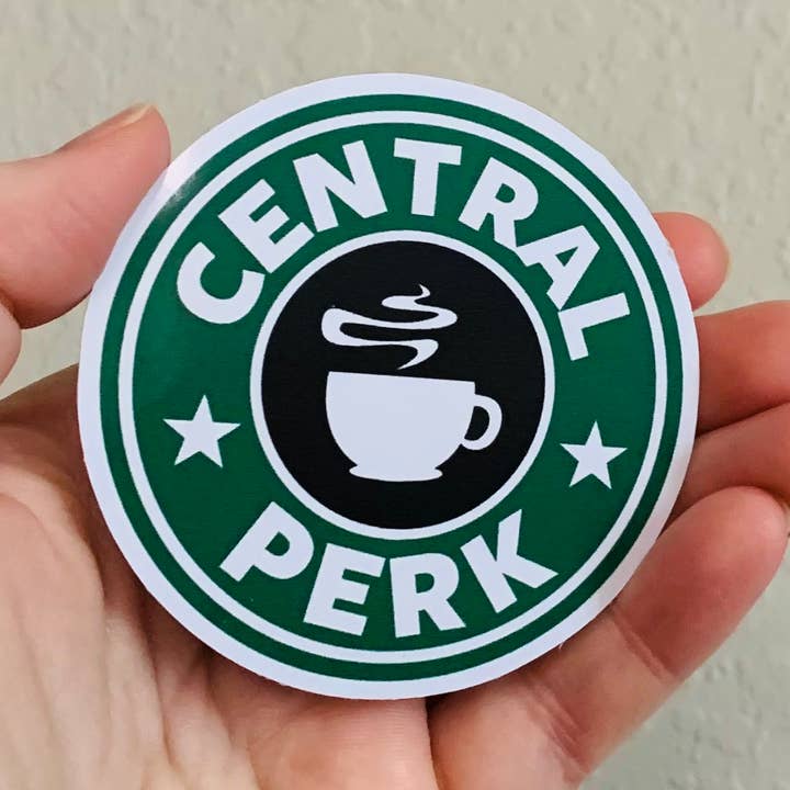 Oily Graphic Creations - Wholesale Sticker - Central Perk- Friends Sticker/Magnet0