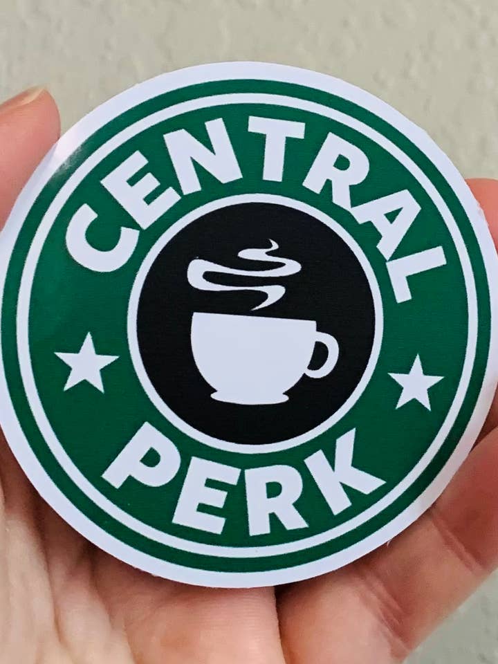 Central Perk- Friends Sticker/Magnet for wholesale by Oily Graphic Creations