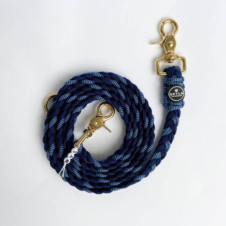 Skyla Dogwear – Großhandel Leine – Hund – Leine Paracord Ozean blau