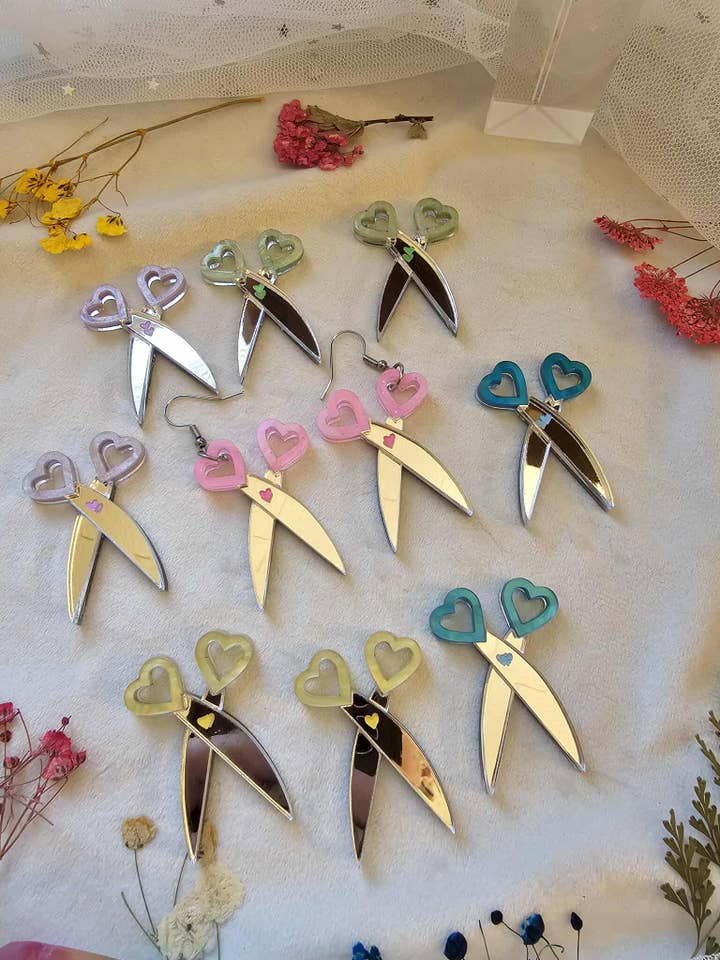 Heart Scissors for wholesale by Fallen Pine Studio
