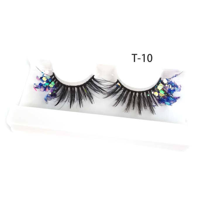 SugarQuoteMeNot LLC - Wholesale False/Fake Eyelashes - Glam Glow-in-the-Dark & Luminous Glitter Glam Eyelashes51