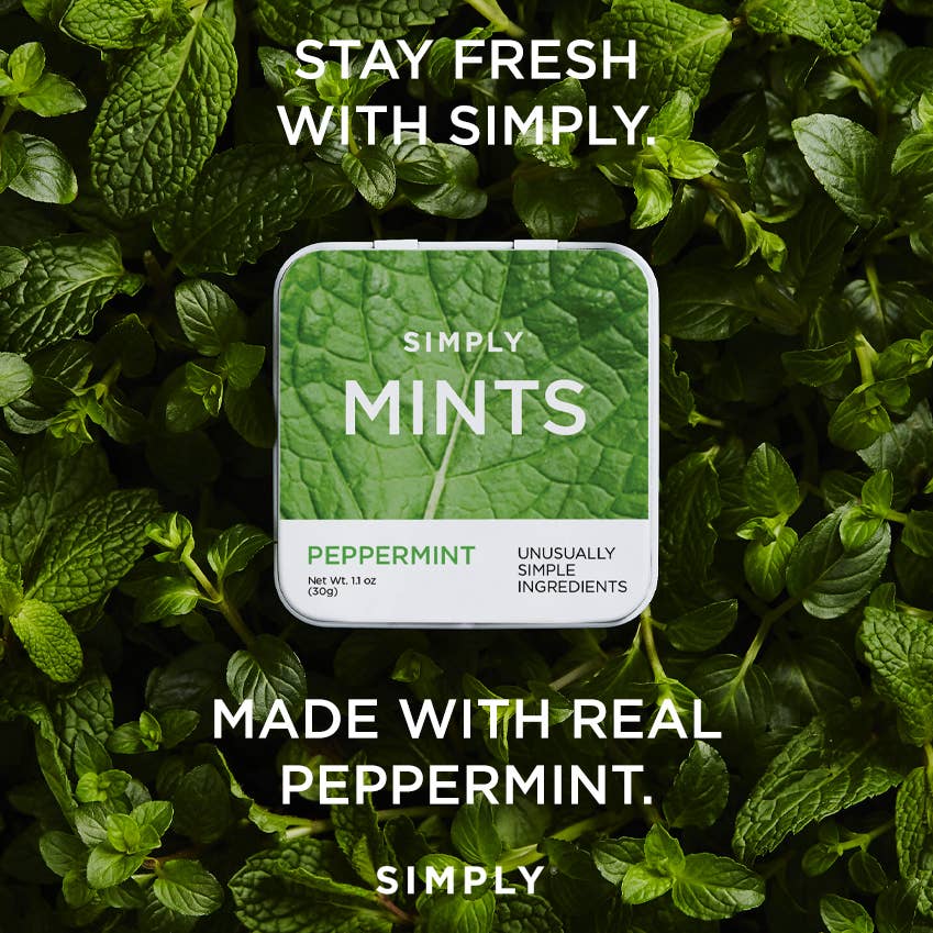 Simply Gum - Wholesale Mints - Simply Mints - Peppermint | Pack of Six3