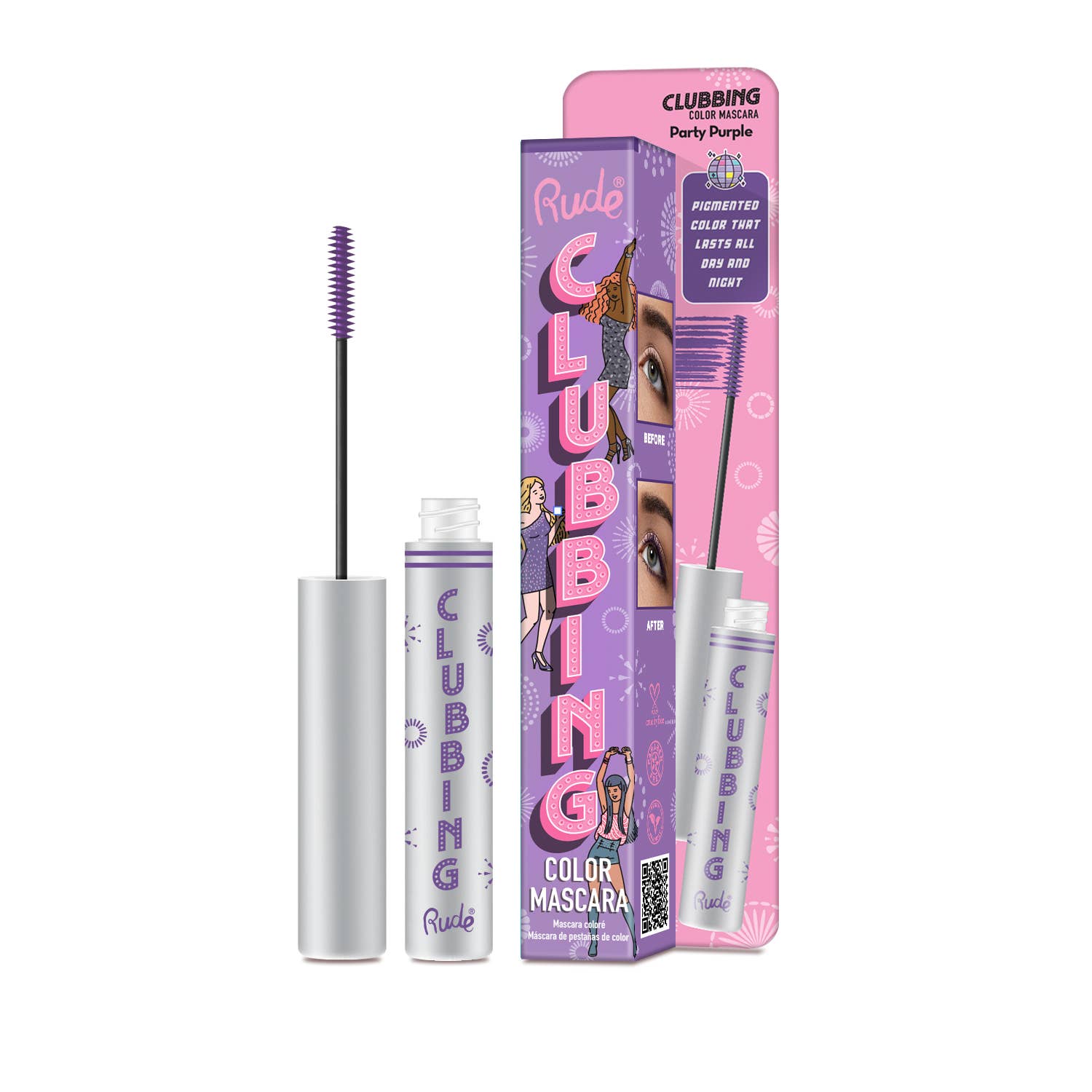 Rude Cosmetics - Wholesale Mascara - Clubbing Color Mascara4