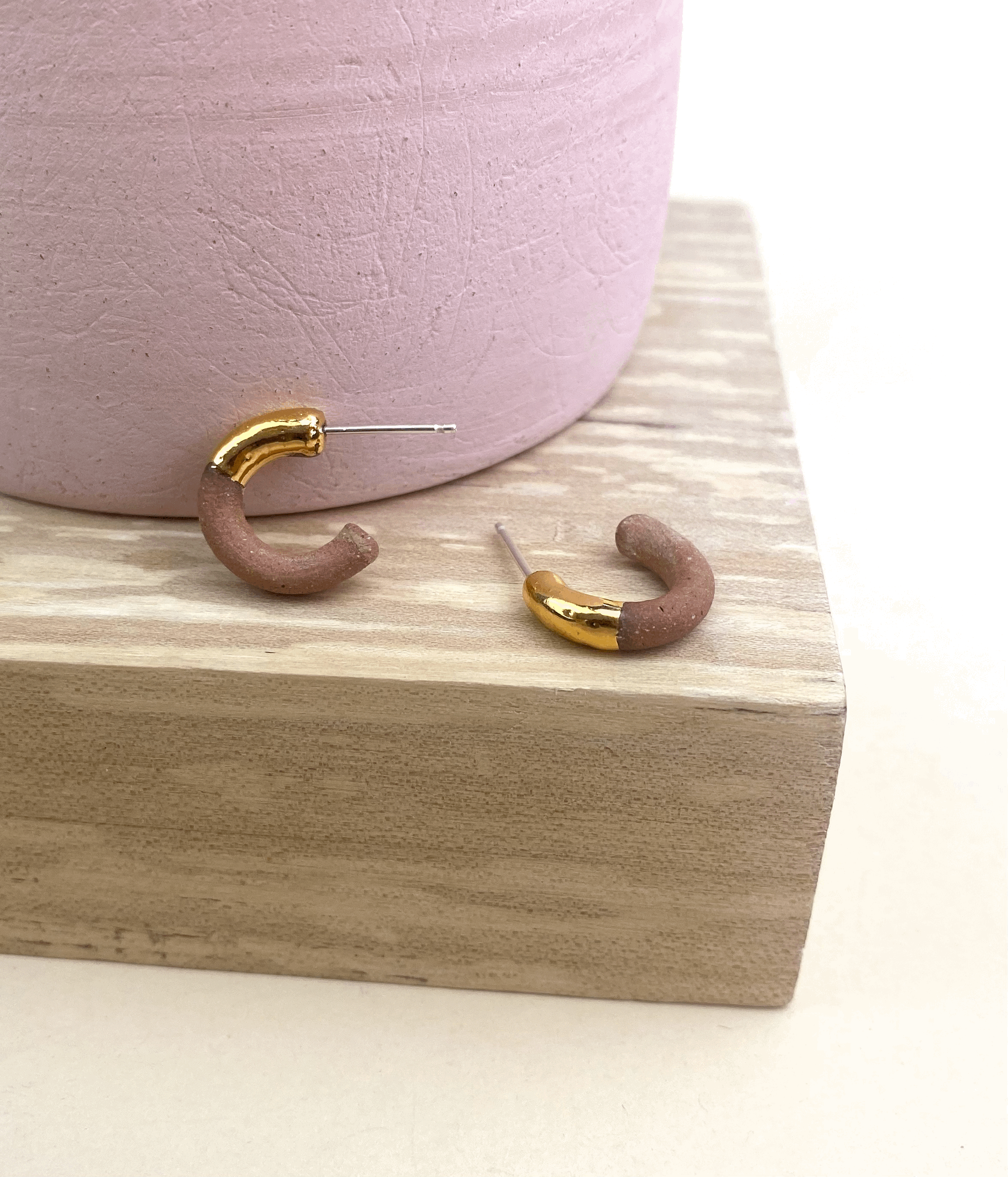 Barrow PDX - Wholesale Hoop Earrings - Porcelain Hoop Studs - Multiple Colors8