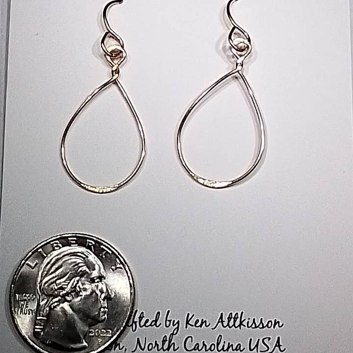 14K Gold Filled Earrings Small Fat Twist for wholesale by Ken’s handcrafted jewelry