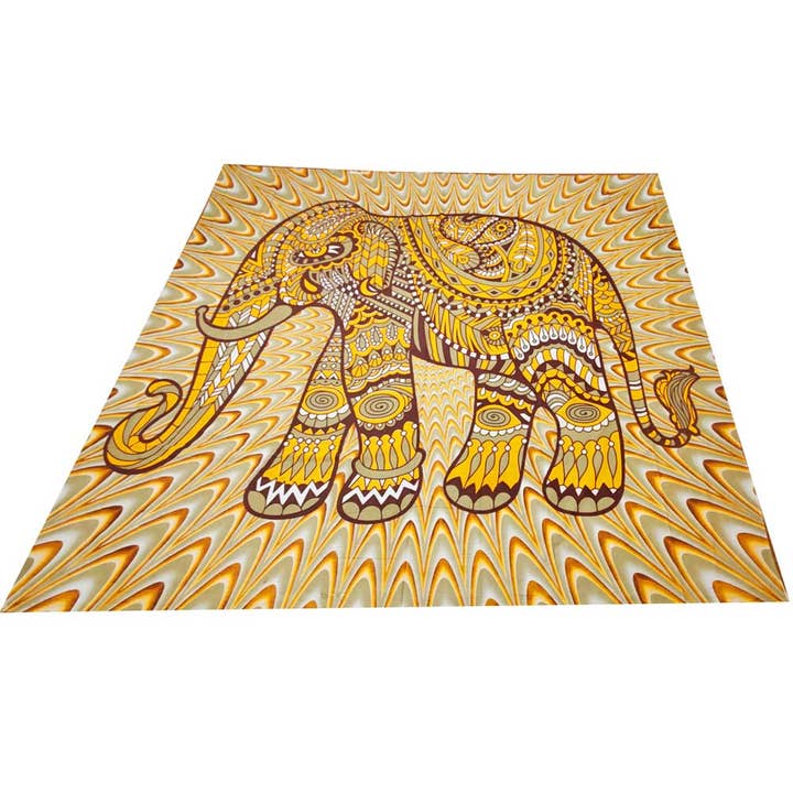 Festival Boho Jeweled Elefant Hjem Decor Tapestry for engroshandel hos Wild Lotus