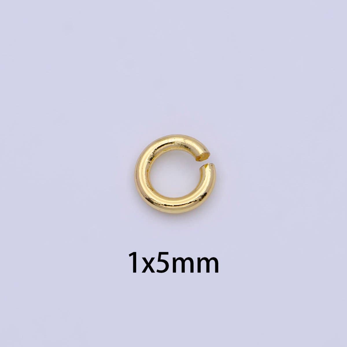 Aim Eternal - Vente Matériels de bricolage - Anneaux de jonction plaqués or 24 carats de 5 mm à 8 mm (18 gauge) pour création de bijoux | Aim Eternal0