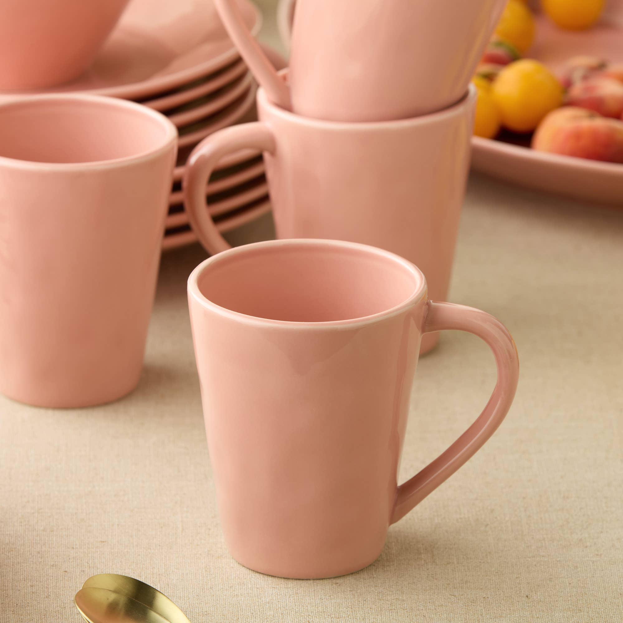 Certified International – Großhandel Essteller – Wüstenrose Tasse 5,5x4x5 18 oz4