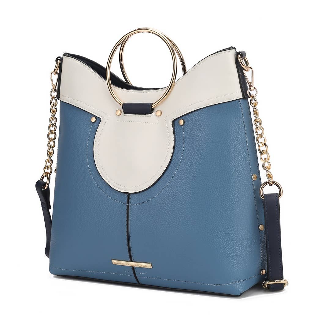 MKF Collection - Wholesale Top Handle Bag - Women's - MKF Kylie Top Handle Satchel Handbag Vegan Leather5