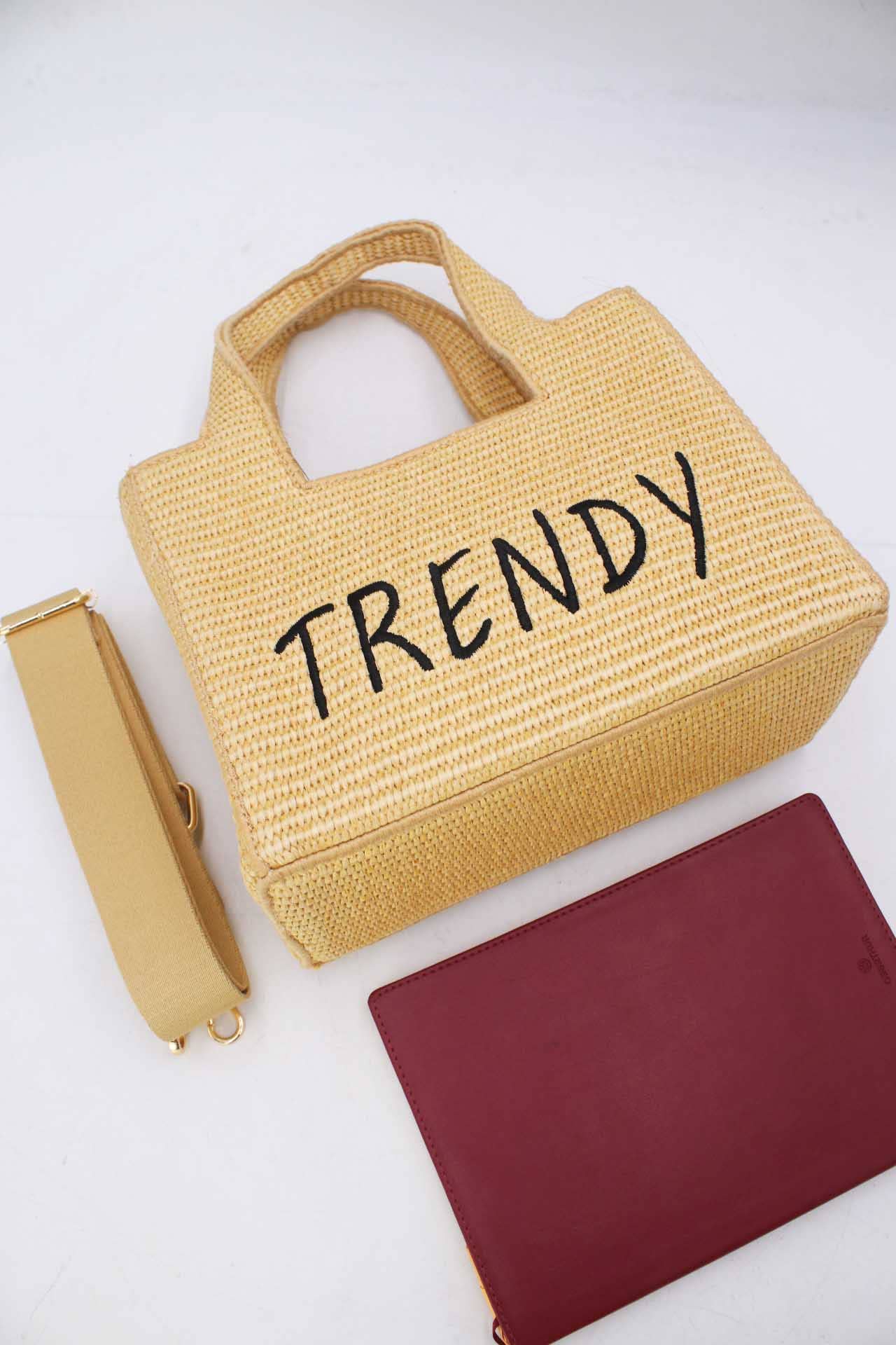 Tom&Eva (F.D.M diffusion) - Wholesale Top Handle Bag - Women's - Minimalist Straw Handbag 24P-60823