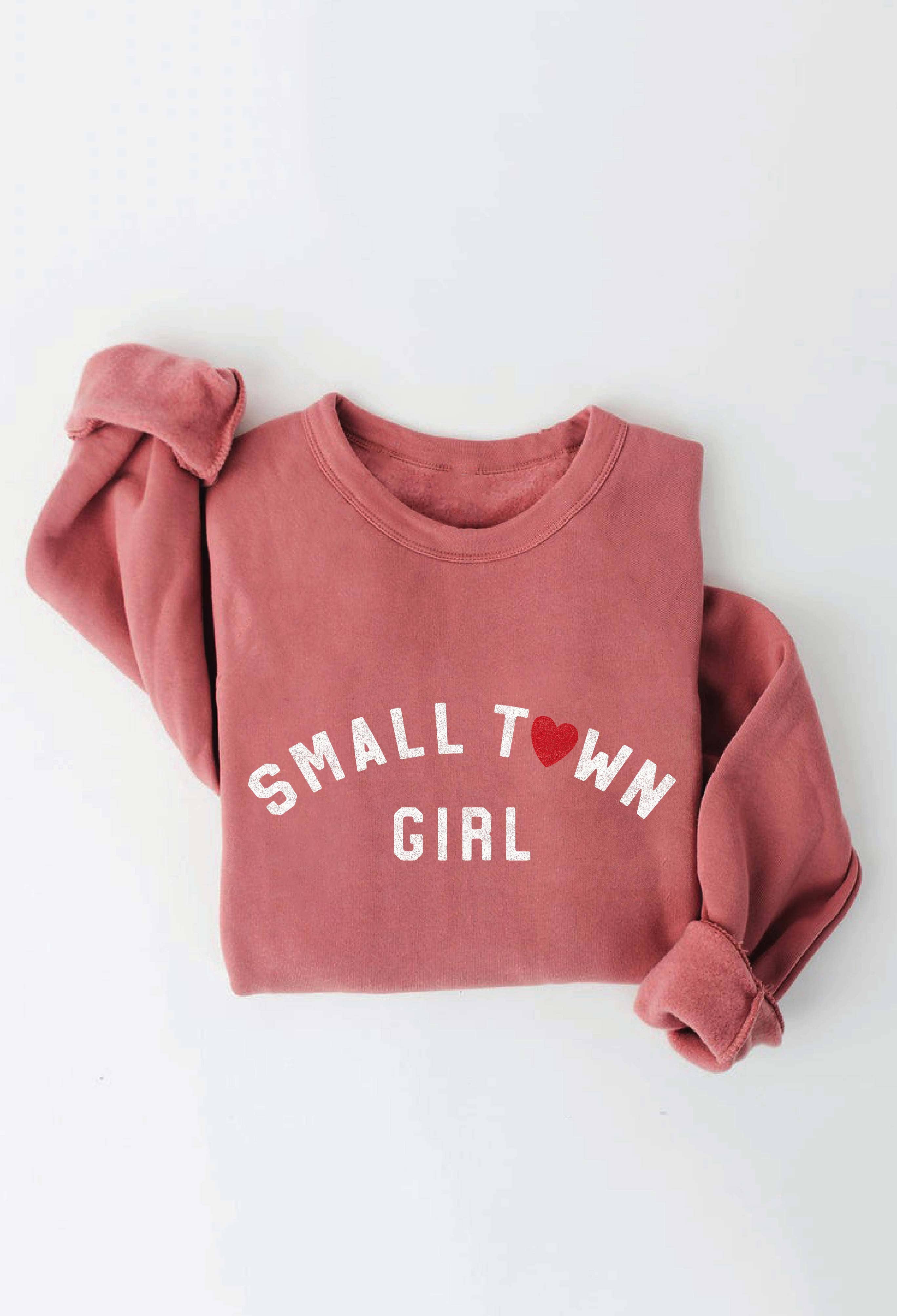 OAT COLLECTIVE - Wholesale Graphic Sweatshirt - Women's - SMALL TOWN GIRL Graphic Sweatshirt3