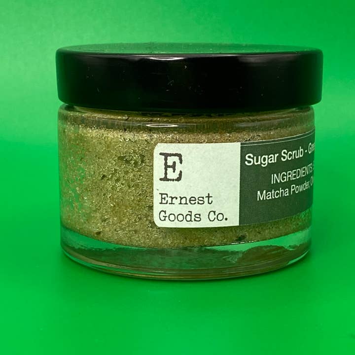 Green Tea Sugar Scrub for wholesale by Ernest Goods Co.