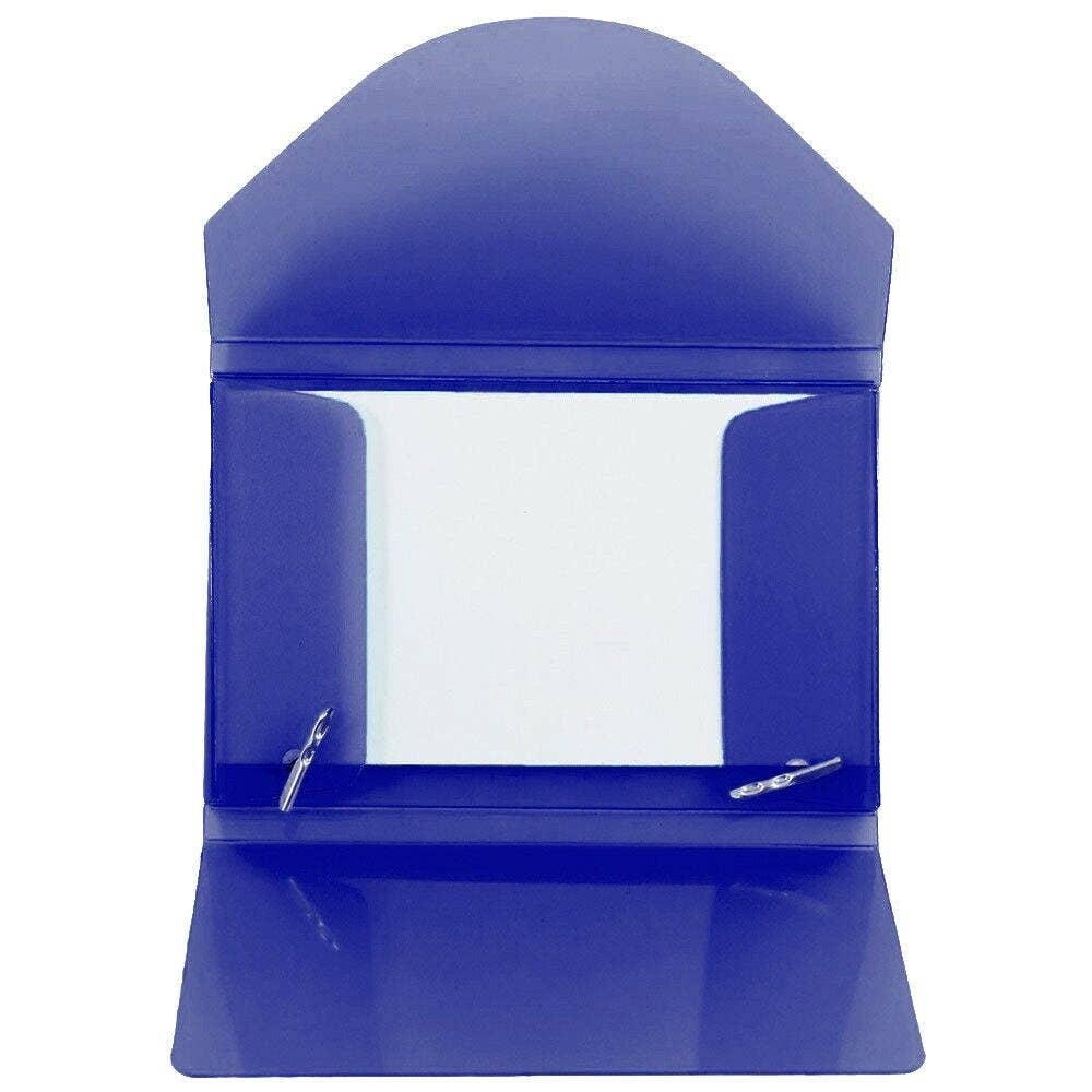 JAM PAPER - Wholesale Business Card Holder - JAM Plastic Card Holder Case, Ice Blue Frosted, 1/Pk2