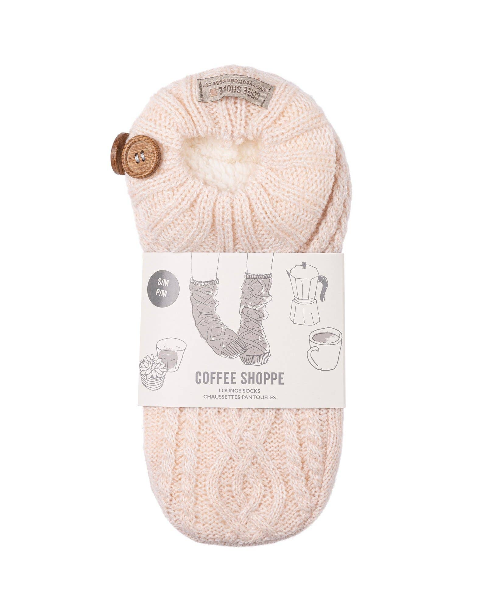 LATTELOVE - Wholesale Slippers - Women's - Melange Cable/Rib Knit Booties7