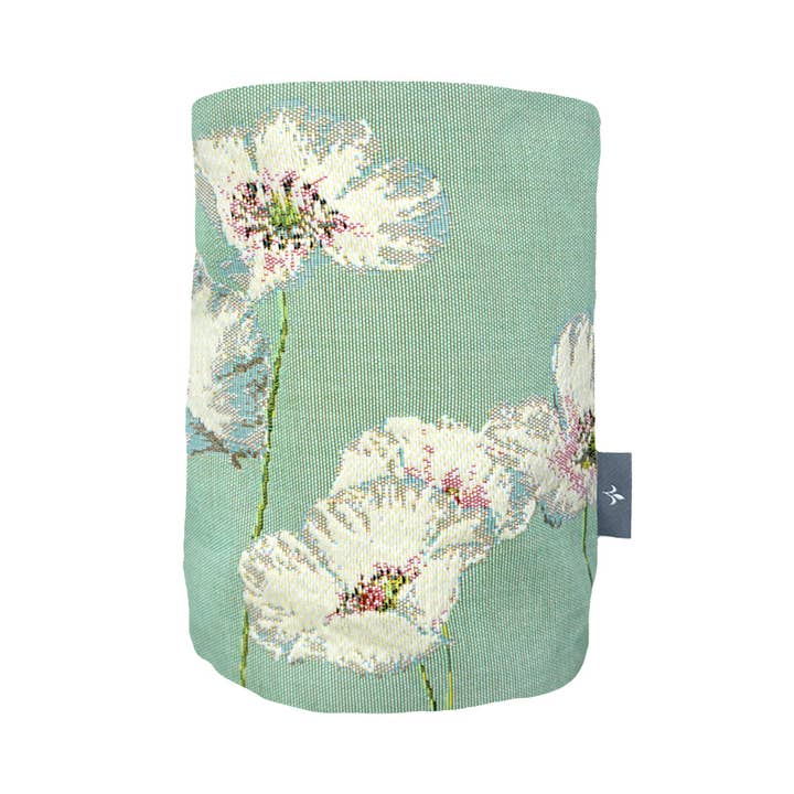 White Poppy Basket for wholesale by Art De Lys