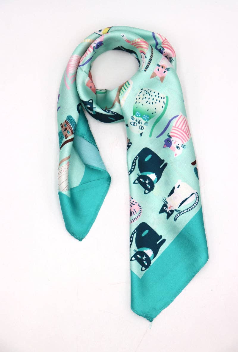 LIL' MOON - Wholesale Scarf - Women's - Square #SQ2300216