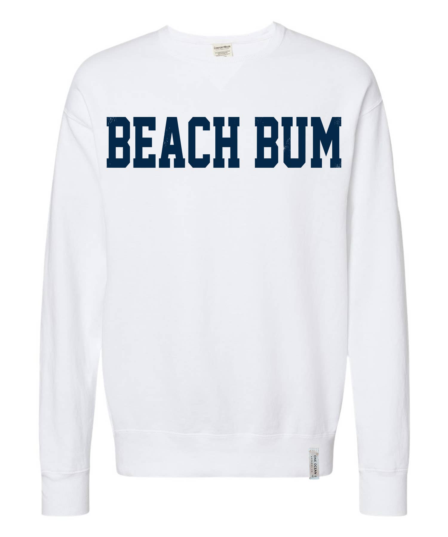 One Ocean Apparel Co.. - Wholesale Graphic Sweatshirt - Unisex - BEACH BUM Crewneck - CUSTOM COLORS13