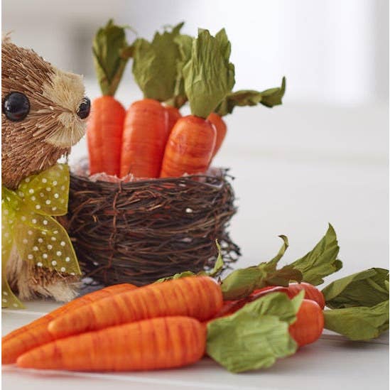 Factory Direct Craft - Vente Décorations de table - Sac de 12 fausses carottes orange - 12,7 cm de long3