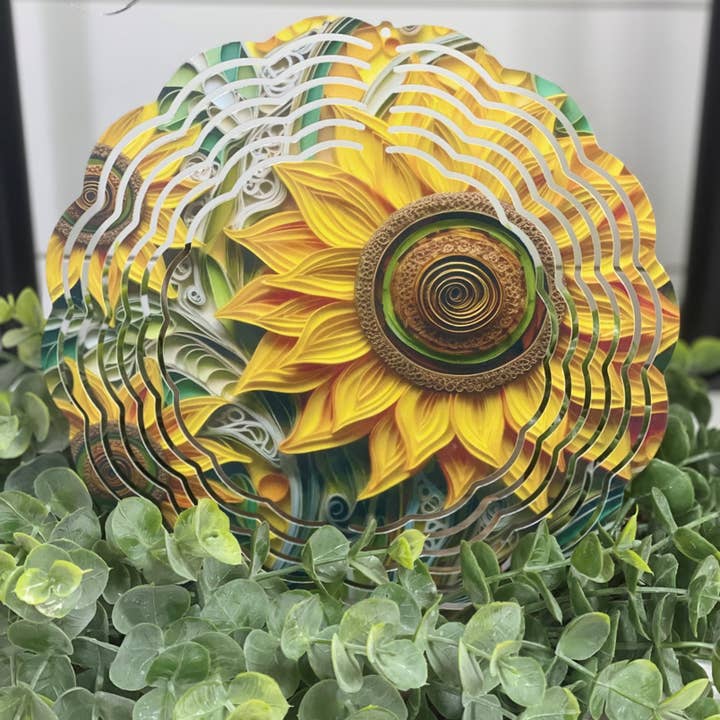 CMD Wholesale - Venta al por mayor Molinillos de viento - Girador de viento 3D con forma de girasol