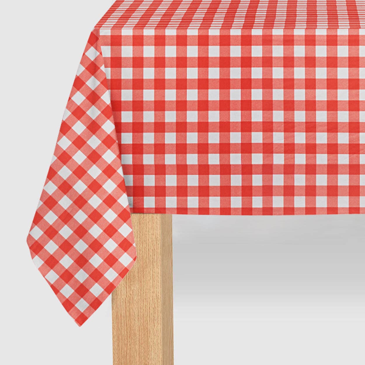 Coterie Party Supplies - Vente Nappe/chemin de table jetable - Nappe en papier vichy rouge0