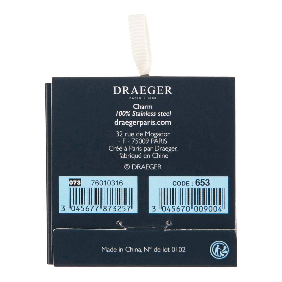 Draeger Paris - Wholesale Individual Charm/Pendant - Initial Charm - Q2