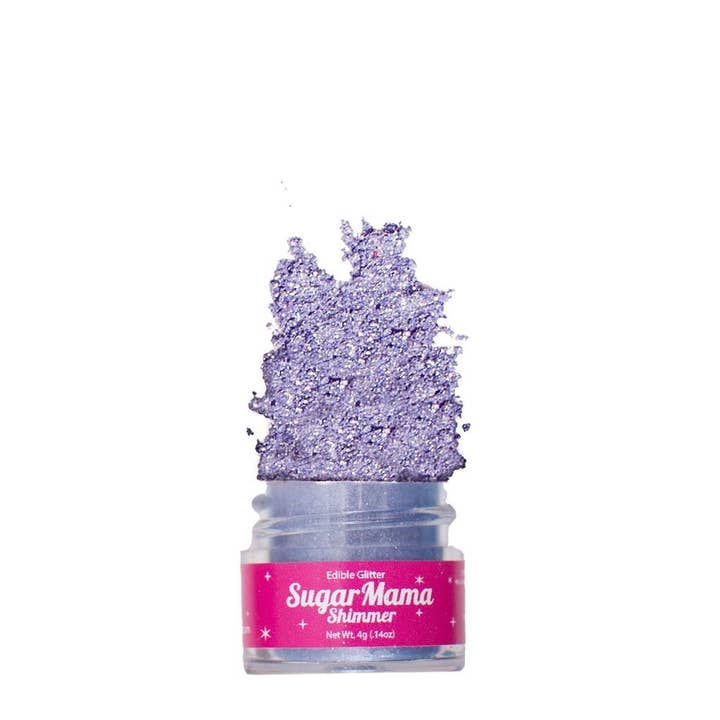 Sugar Mama Shimmer - Wholesale Drink Topper - Violet Vibes Shimmer - Purple Edible Glitter3