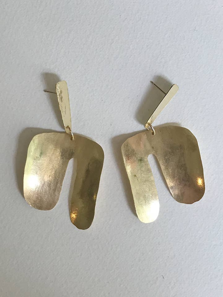 Cactus Tree Earrings for wholesale by McKinley Mizar Fine Art & Jewelry