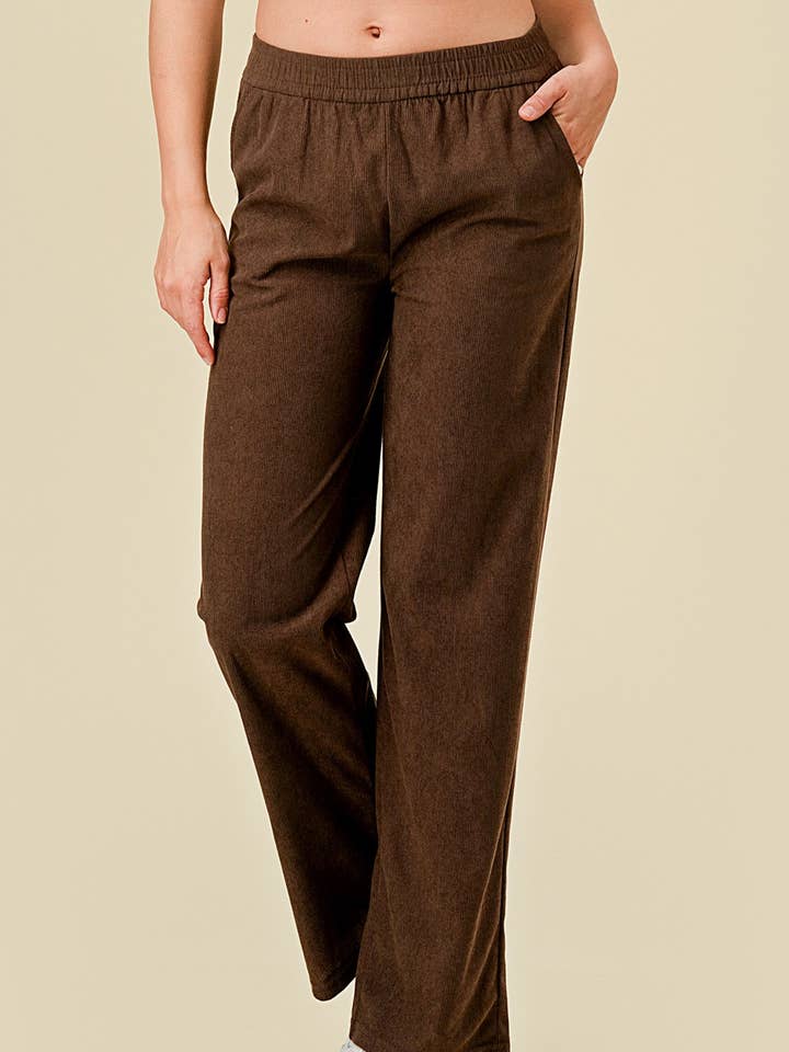 CO504-CORDUROY CORDUROY STRAIGHT PANTS for wholesale by MIO WHOLESALE