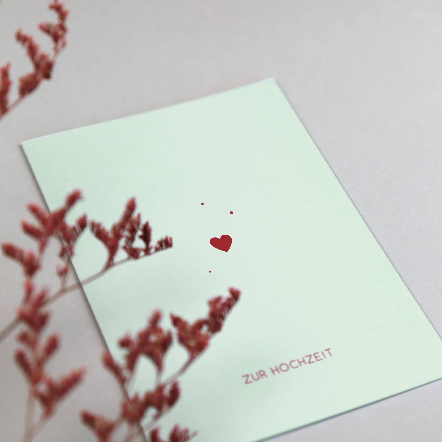 Kunst an Papier - Wholesale Wedding Card - Clara Heart wedding card3