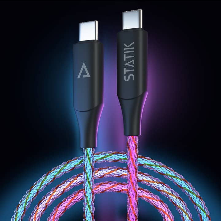 KeySmart / STATIK - Wholesale Charging cable - GloBright Braided Cable USB-C to USB-C connectors2