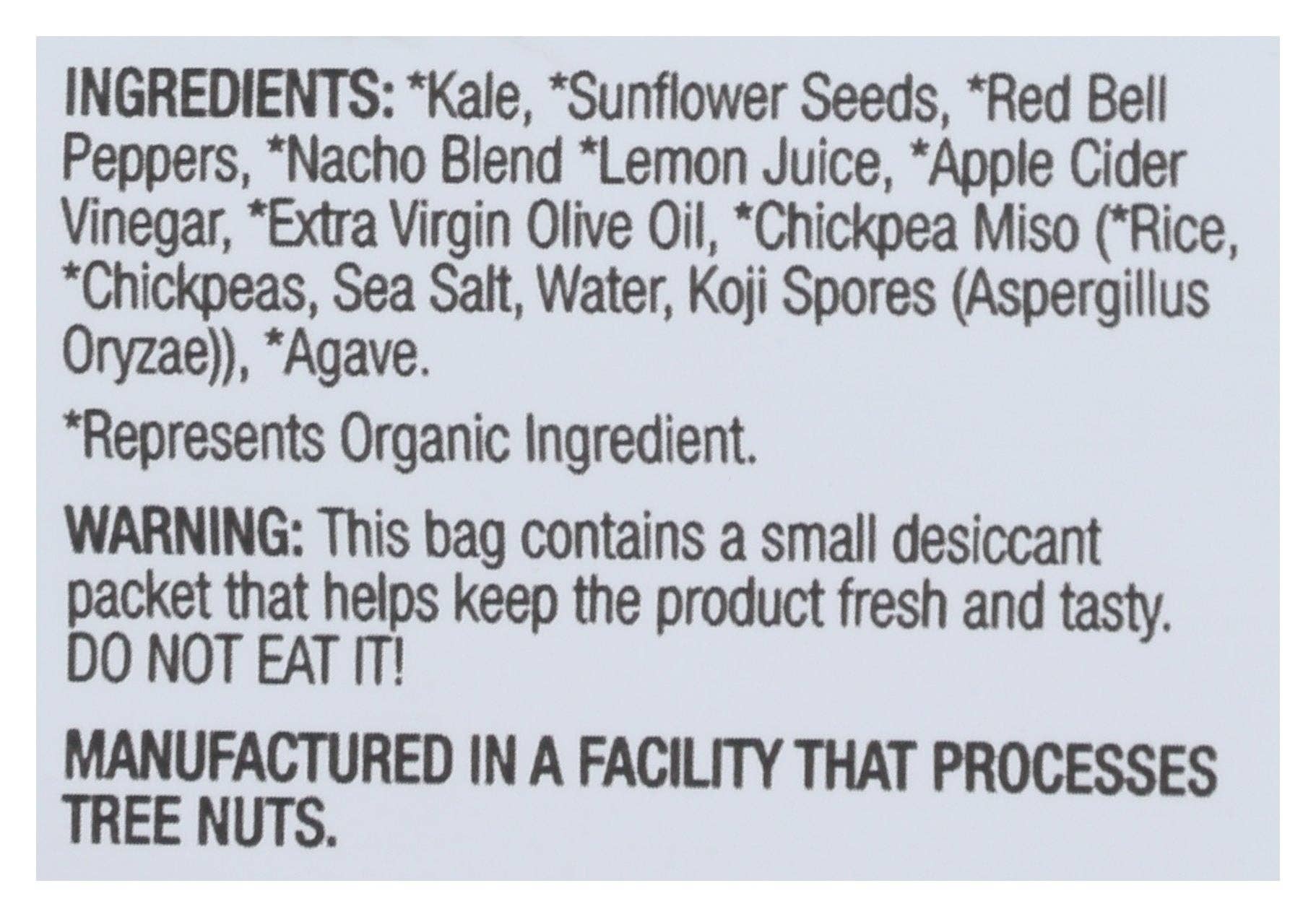 Everyday Supply Co - Wholesale Dried/Dehydrated Vegetables - BRADS PLANT BASED KALE NACHO CRNCHY - Case of 122