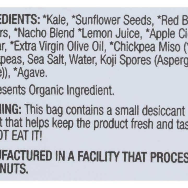 Everyday Supply Co - Wholesale Dried/Dehydrated Vegetables - BRADS PLANT BASED KALE NACHO CRNCHY - Case of 122