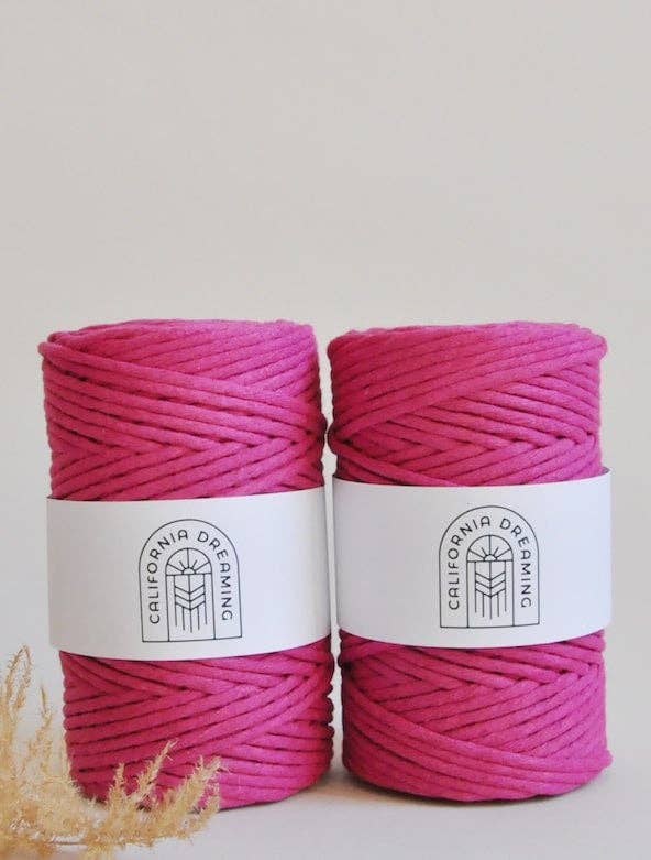 California Dreaming Macrame - Wholesale Yarn - 4mm recycled cotton rope | twisted | 100m9