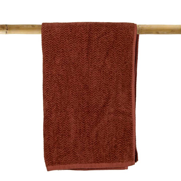 Bathelage- Cognac- jacquard woven- m cover for wholesale by Makasi Organic