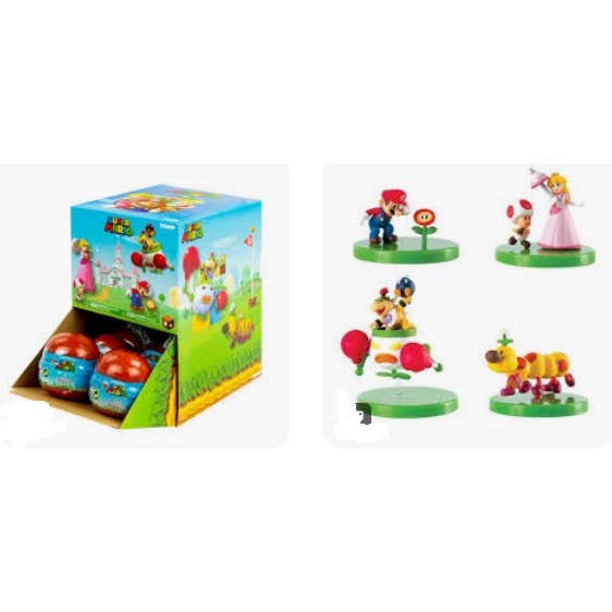 The Zoofy Group , LLC - Wholesale Build-a-Toy - Kids - NINTENDO SUPER MARIO BUILDABLE FIGS. IN CAPSULES