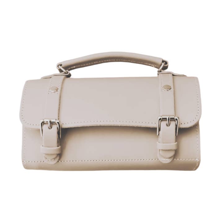 Handmade Leather Bowler Bag - Cherry Blossom for wholesale by Zatchels