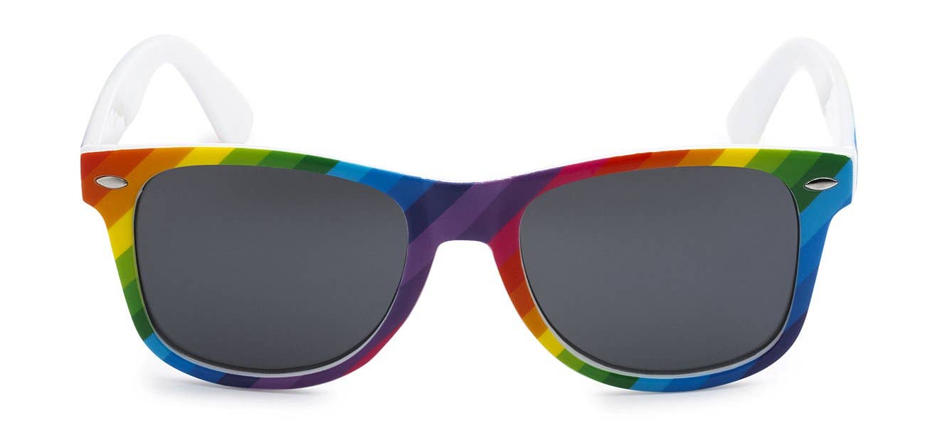 Luna Sunglasses - Wholesale Sunglasses - Unisex - RETRO REWIND WF01-RNB RAINBOW SUNGLASSES1