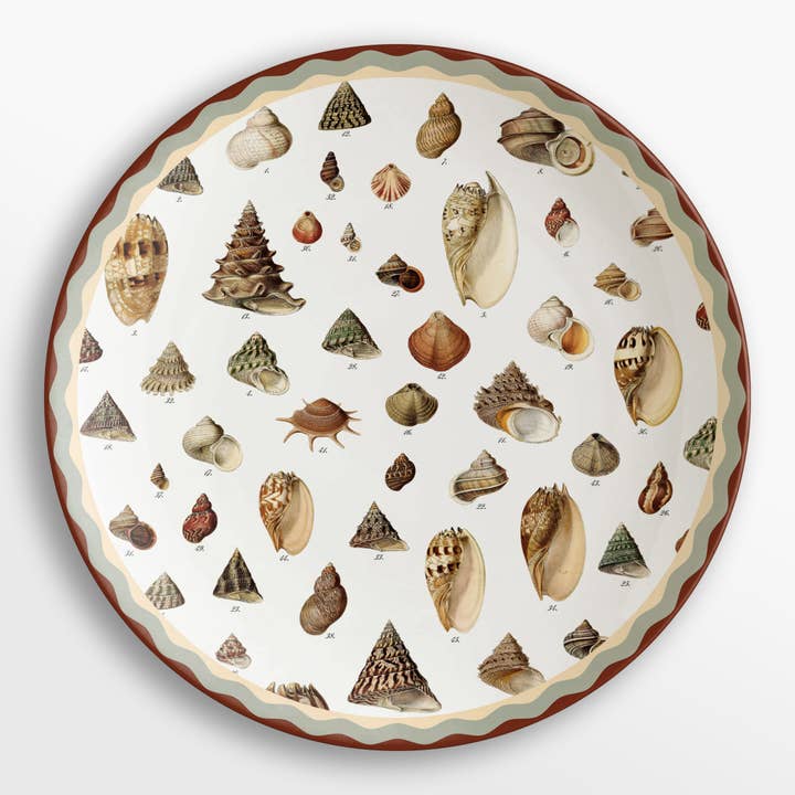Vito Nesta Grand Tour - Wholesale Serving Plate - Cabinet de Curiosités 6 porcelain placemats #24