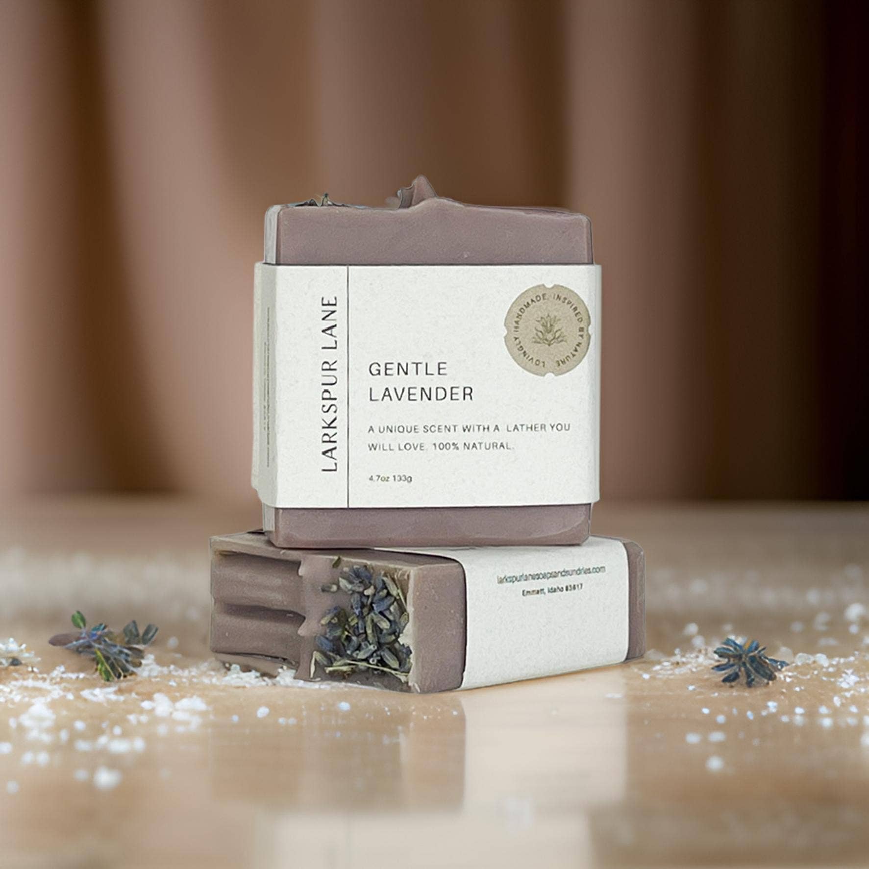 Larkspur Lane Soaps & Sundries LLC - Wholesale Bar Soap - Gentle Lavender Soap