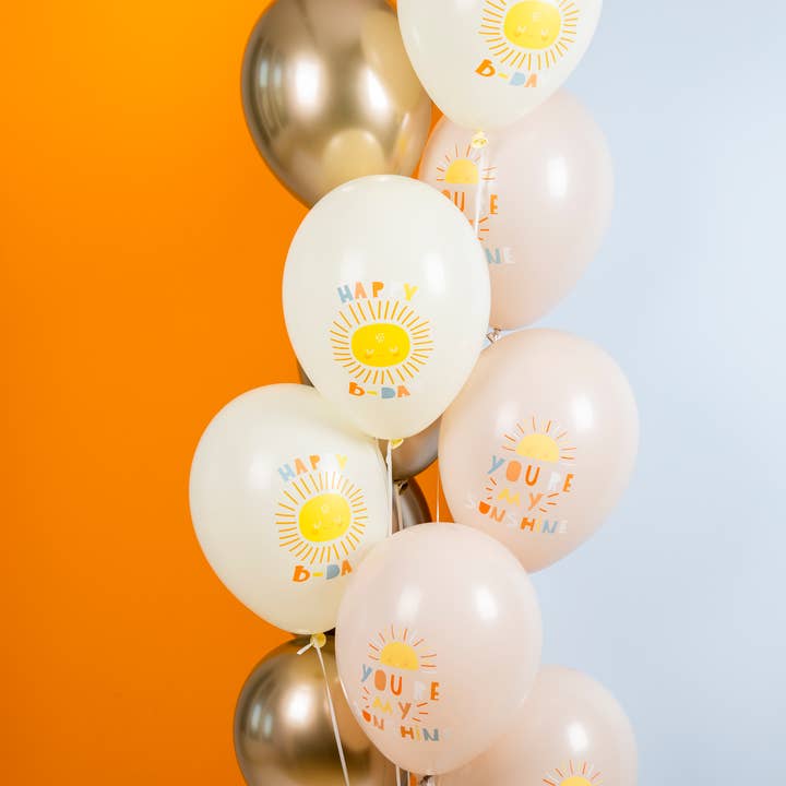 Multi Colors Balloons Birthday Sunshine 33cm - 12 pieces for wholesale on Faire3