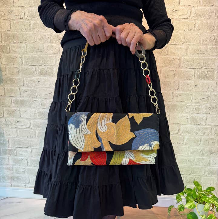 KOTO - Wholesale Clutch Bag - Women's - Kimono OBI Clutch BAG1