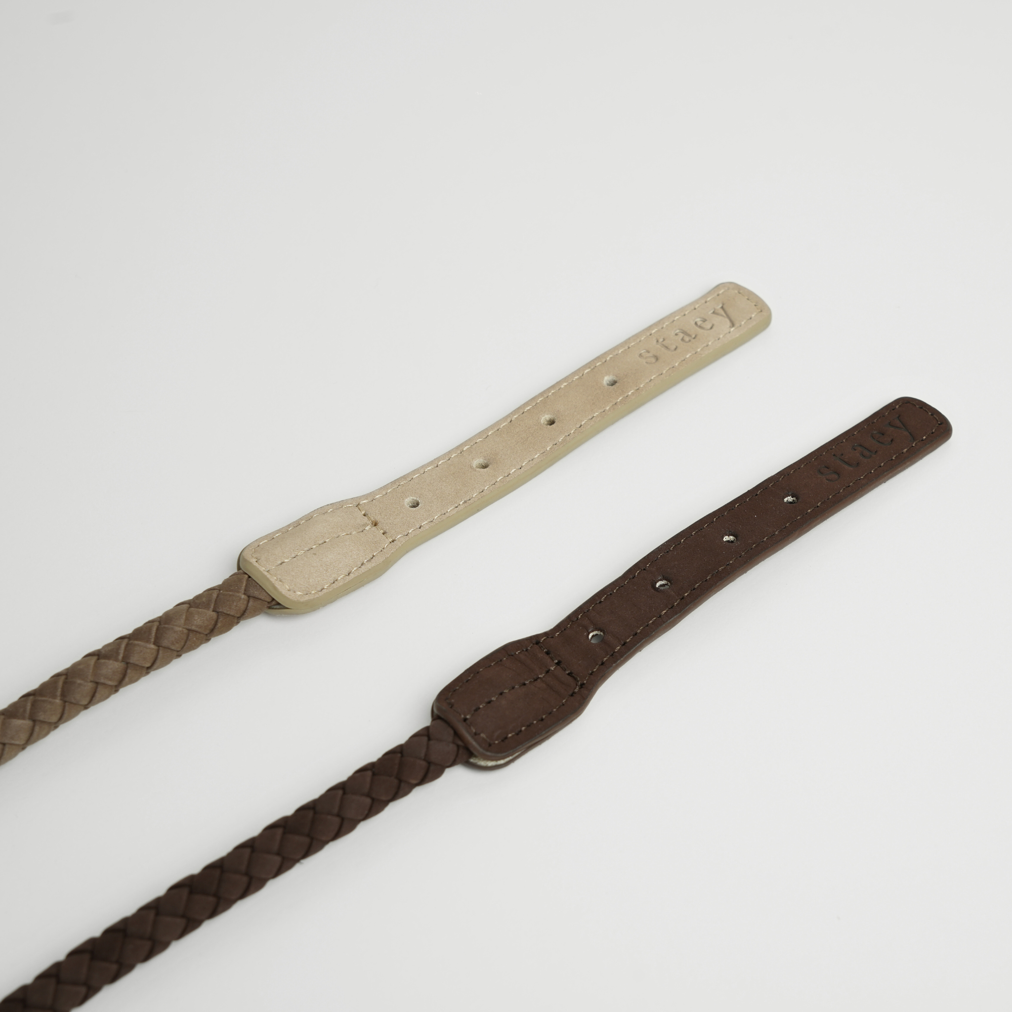 Staey - Wholesale Pet Collar - Dog - Kaia Braided Dog Collar | Taupe5