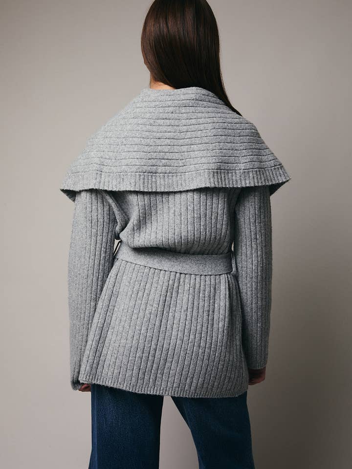 Sunday Edition by LE LIS - Wholesale Cardigan - Women's - LONG SLEEVE WRAP SWEATER CARDIGAN10