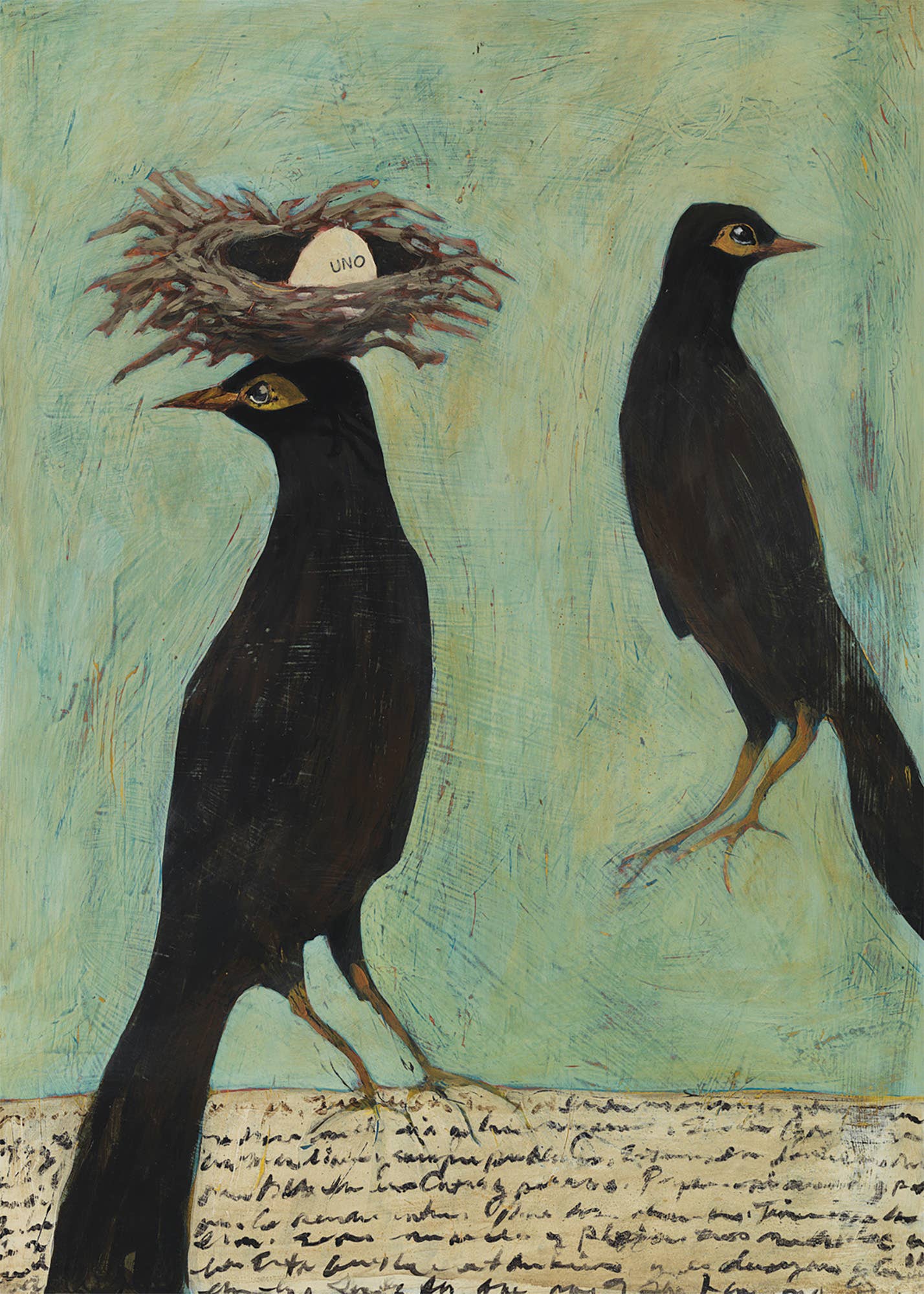 Erika Carter Fine Art - Wholesale Everyday Greeting Card - UNO0