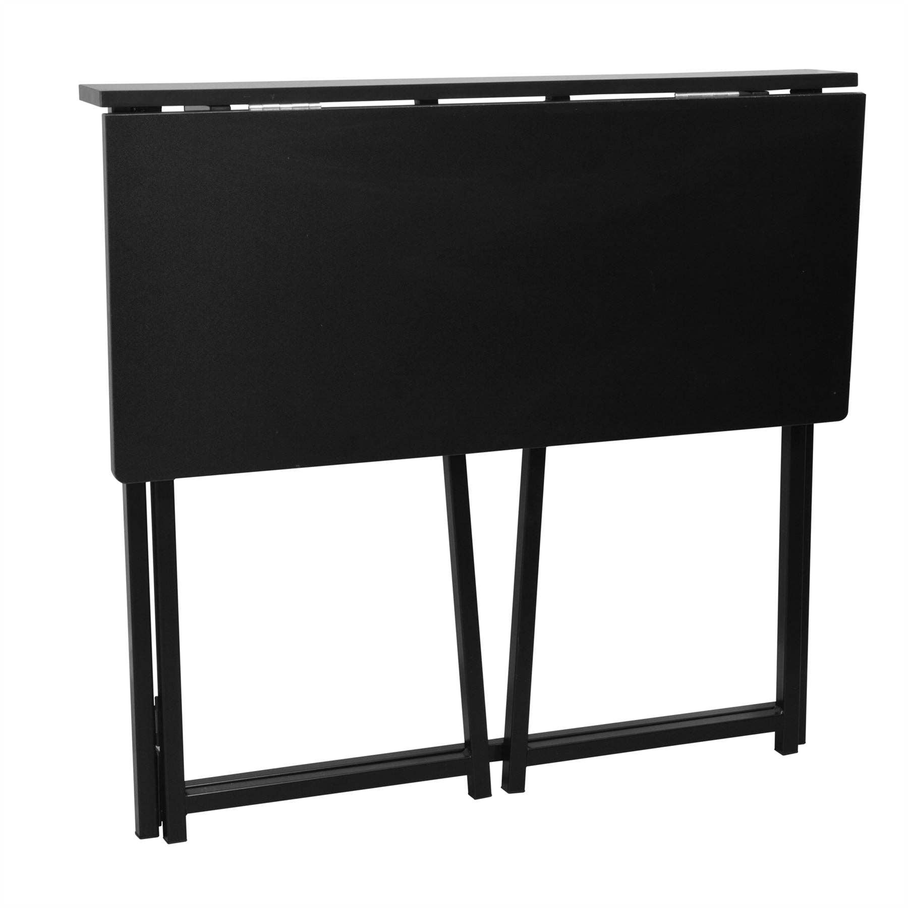 Rinkit Ltd – wholesale Desk set – Harbour Housewares Folding Space Saver Desk - Black4