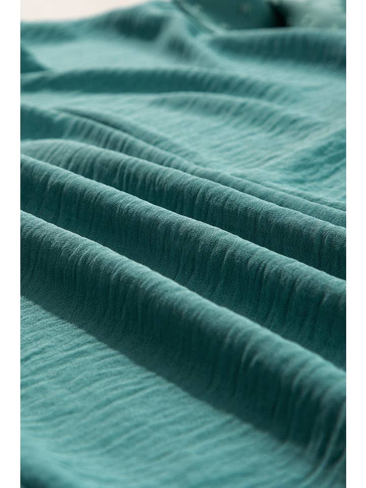 PRETTY BASH - Wholesale Blouse - Women's - Solid Swiss Dot Balloon Sleeve Blouse6