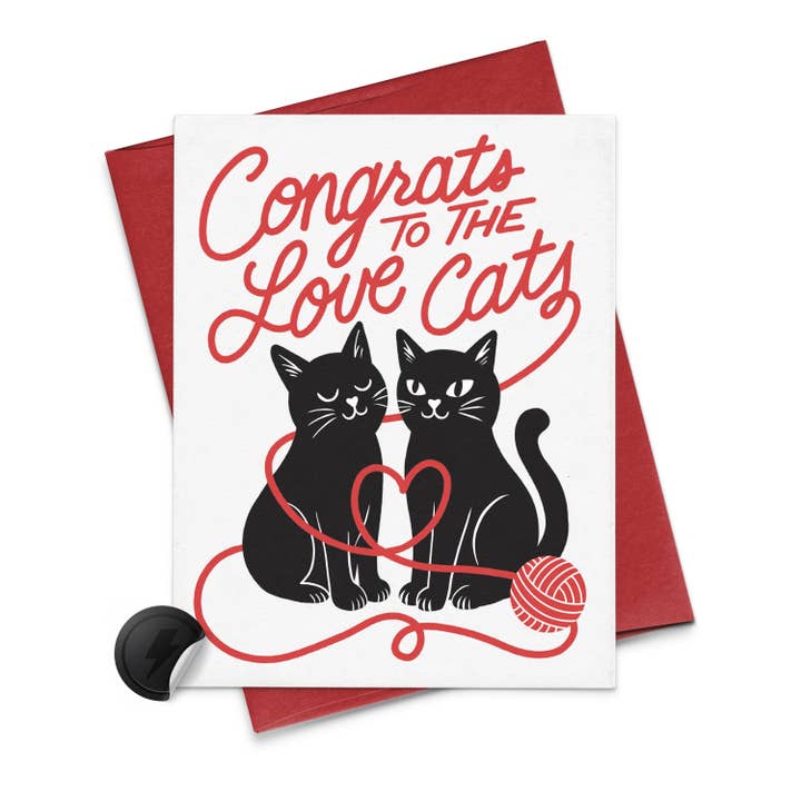 Congrats to the Love Cats Card for wholesale by Rock'N Paper
