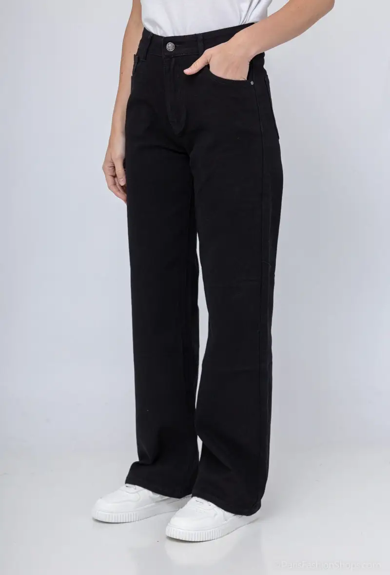 Vivid - Wholesale Jeans - Women's - Basic wide-leg jeans color1