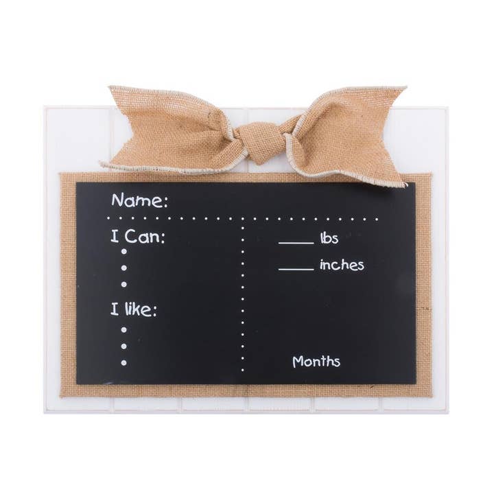 All About Baby Chalkboard for wholesale by Mainstreet Collection